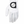 White golf glove with a chirps black logo on a white background